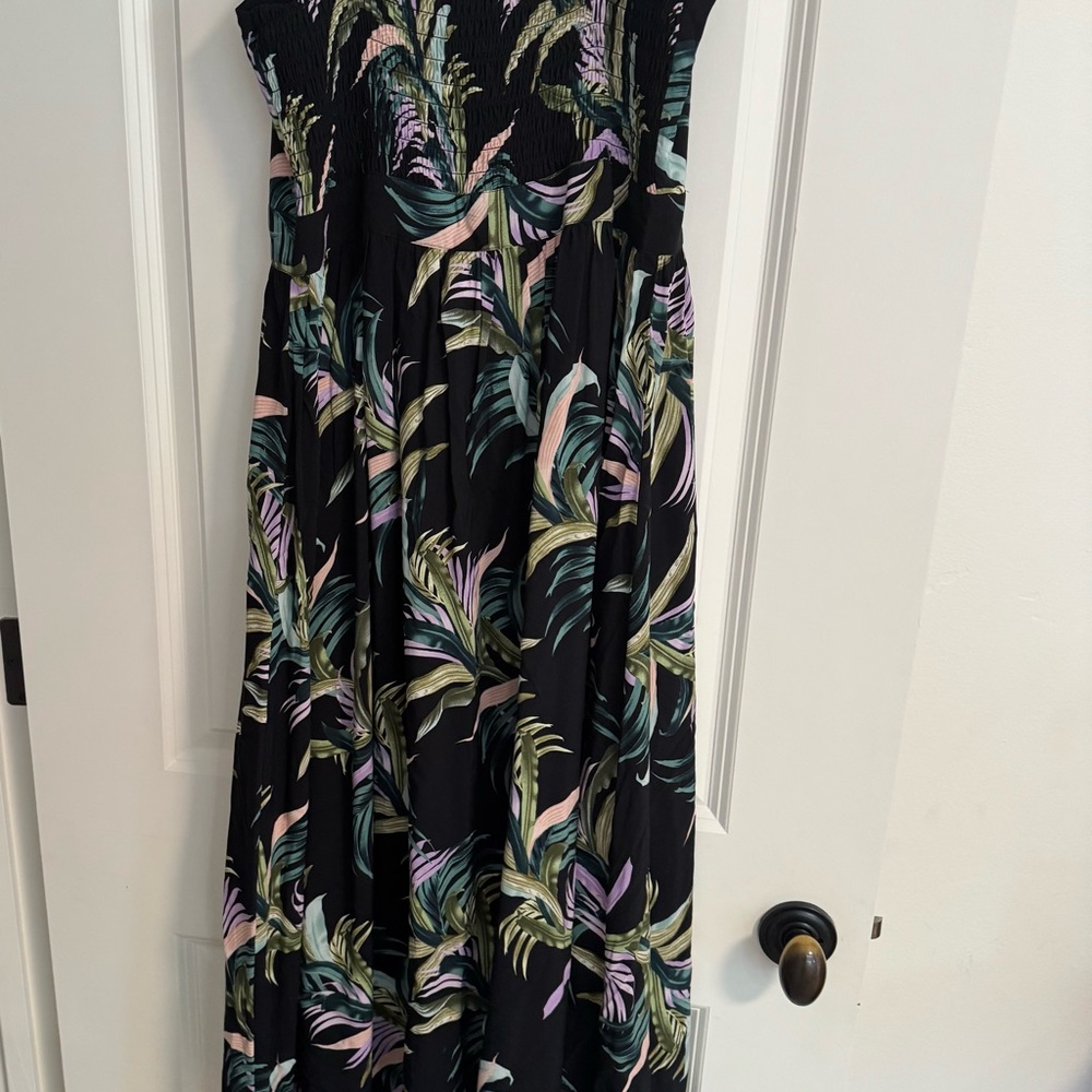 3 piece Tropical Print Maxi Dress and swimsuit - Picture 11 of 16